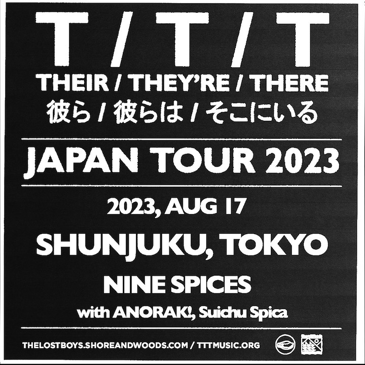 The Lost Boys Presents「THEIR / THEY’RE / THERE JAPAN TOUR 2023」