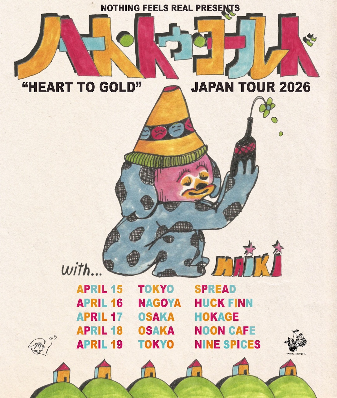 Nothing Feels Real presents Heart to Gold Japan Tour 2026