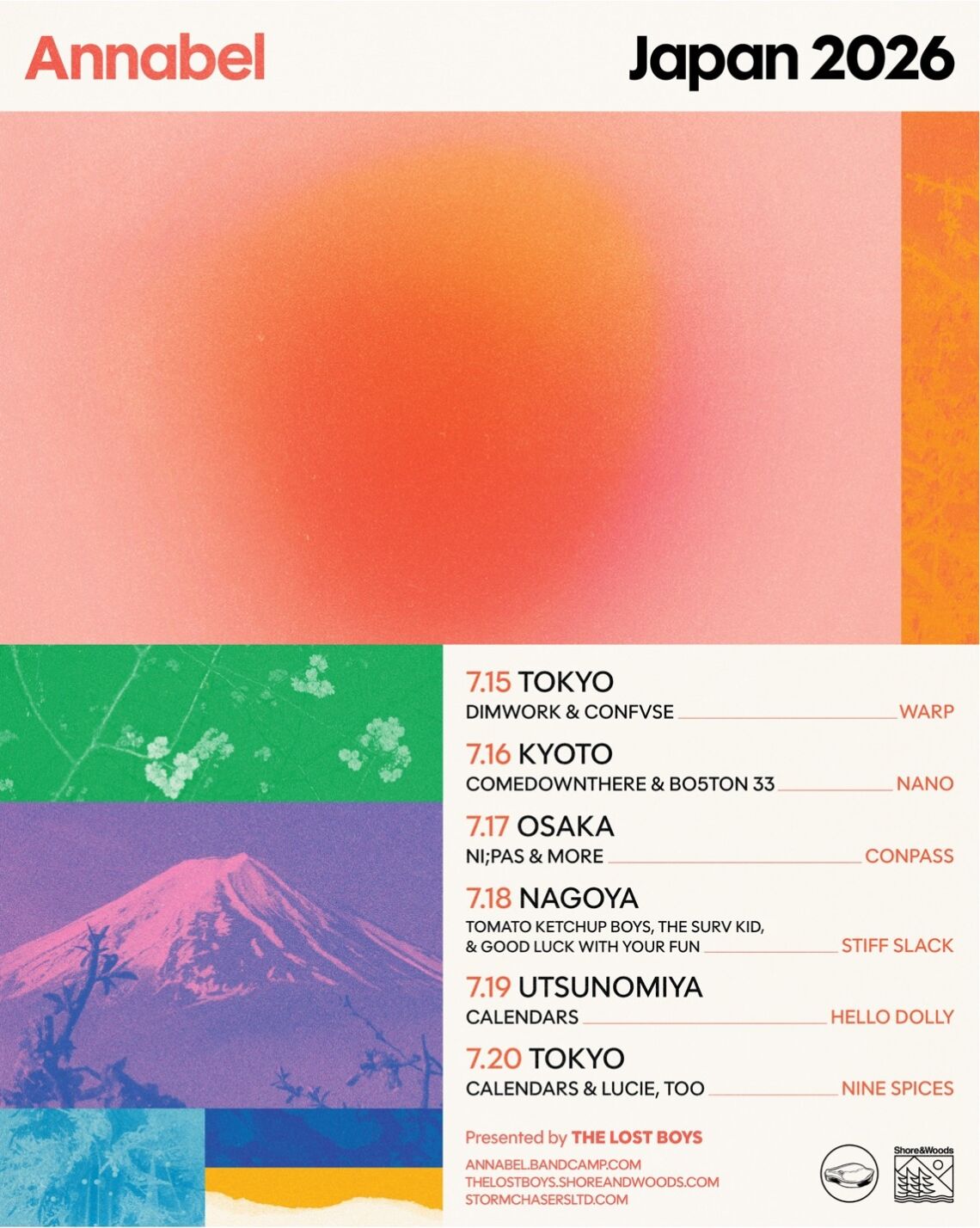 THE LOST BOYS PRESENT  ANNABEL JAPAN 2026