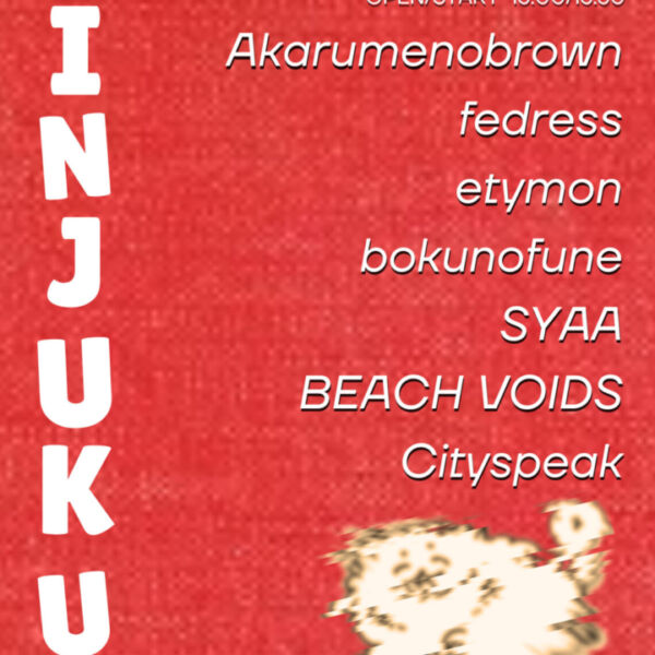 Flyer for NINE SPICES presents「SHINJUKU WARNING」