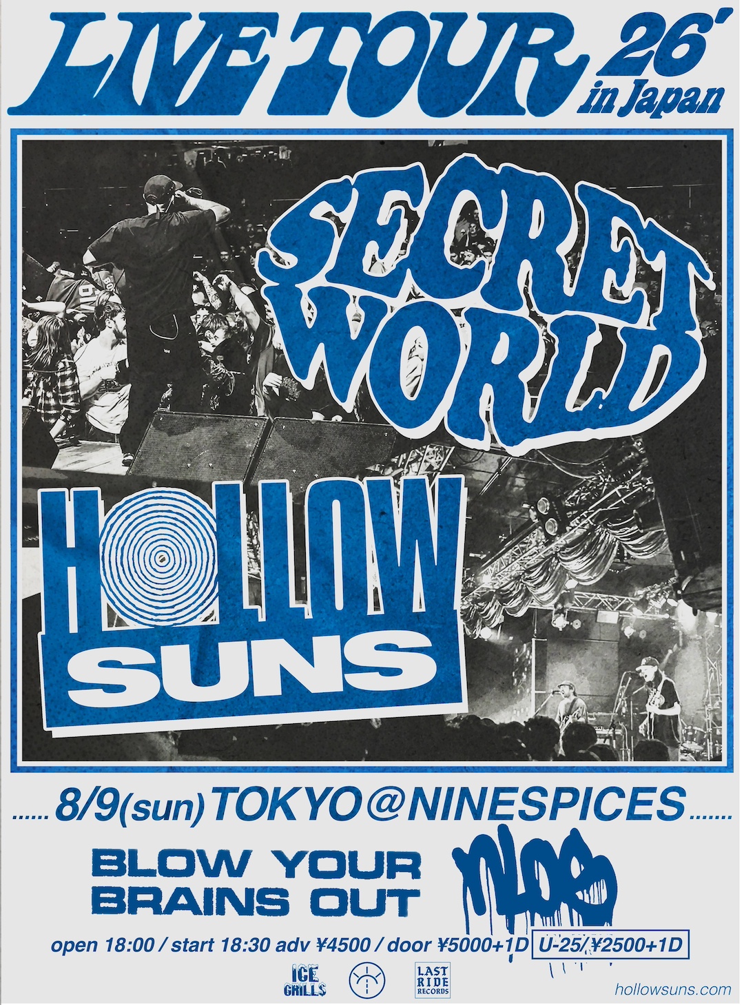 “Secret World / Hollow Suns Live Tour in Japan 2026”