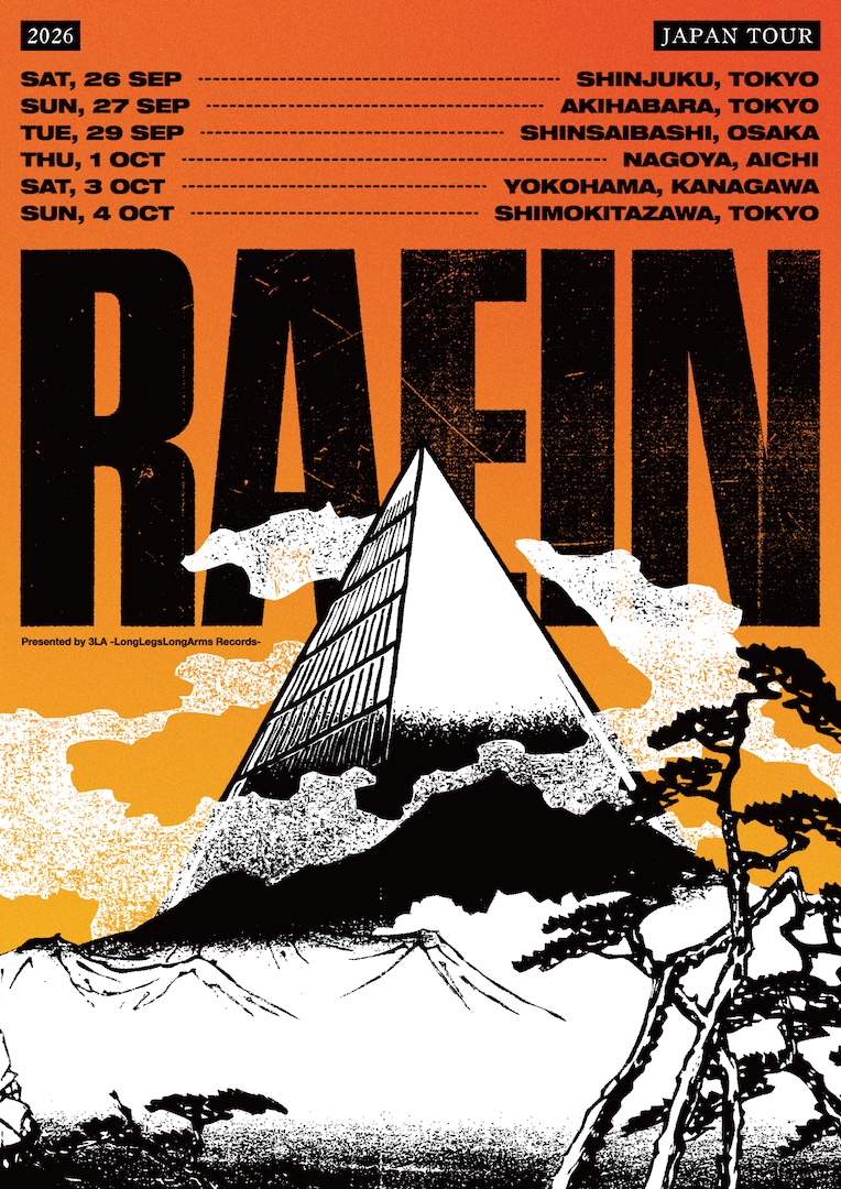Raein Japan Tour 2026 presentes by 3LA -LongLegsLongArms Records-
