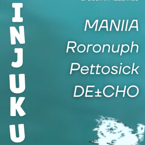 Flyer for NINE SPICES Presents “SHINJUKU FOGGY”